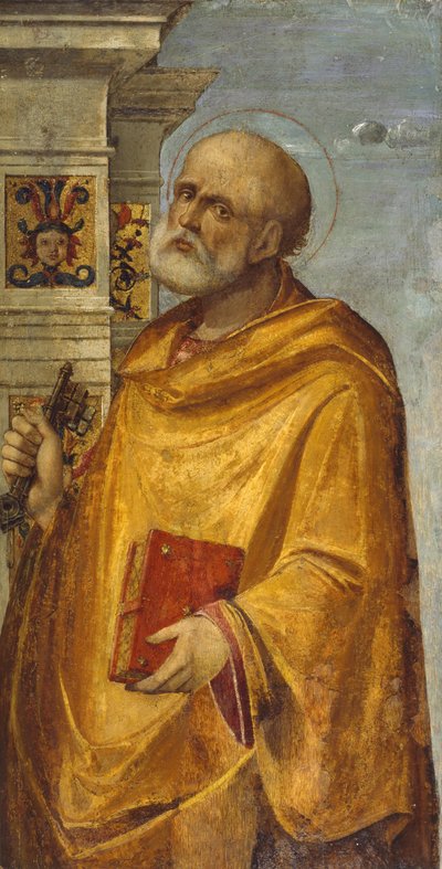 Triptych Panel with Saint Peter by Nicolo Rondinelli